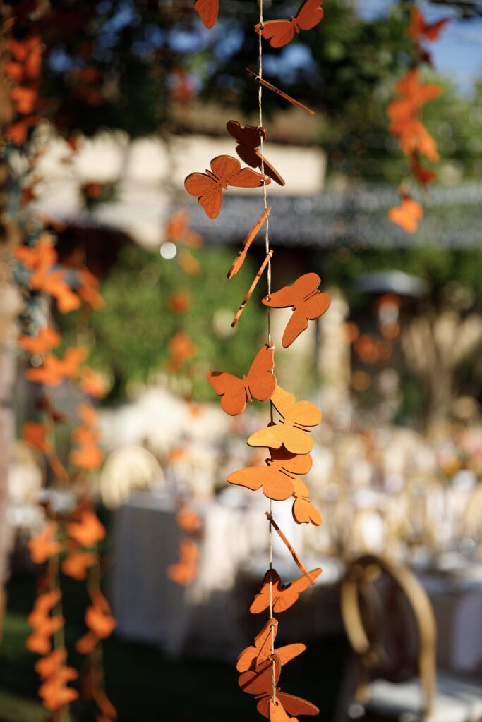 butterfly decorations for the gala event