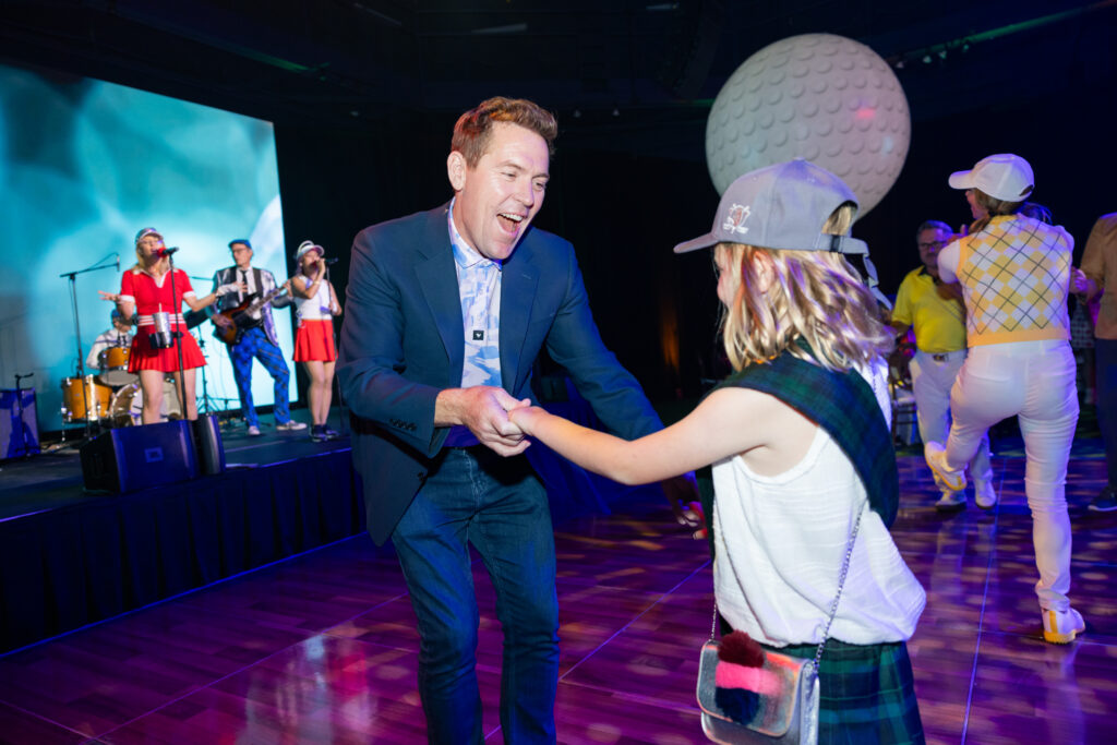 guests dancing during gala event