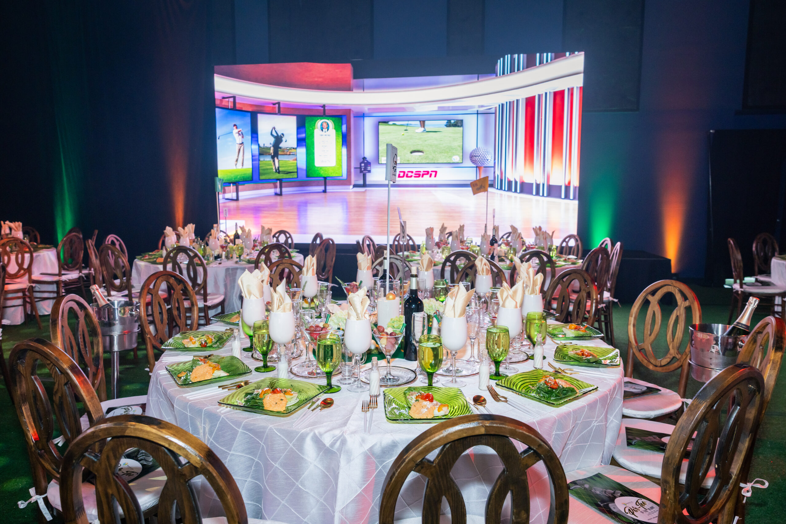 table setting at themed event