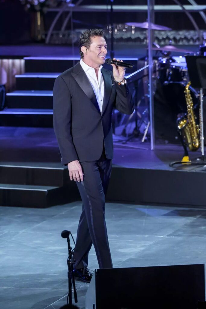 Hugh Jackman makes an appearance during event