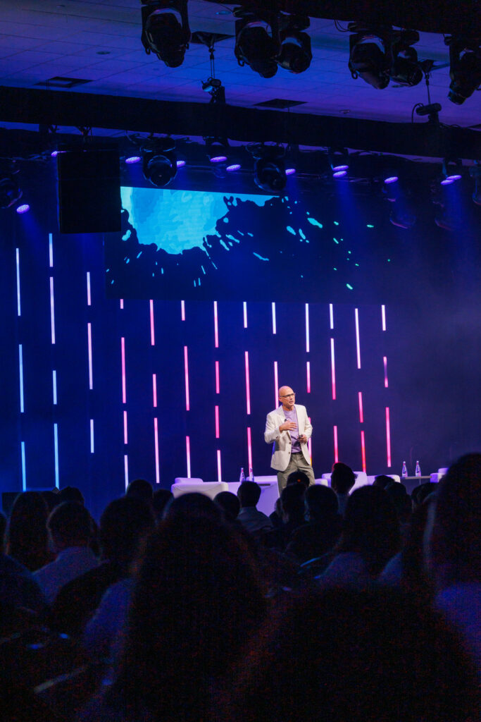 guest speaker on stage
