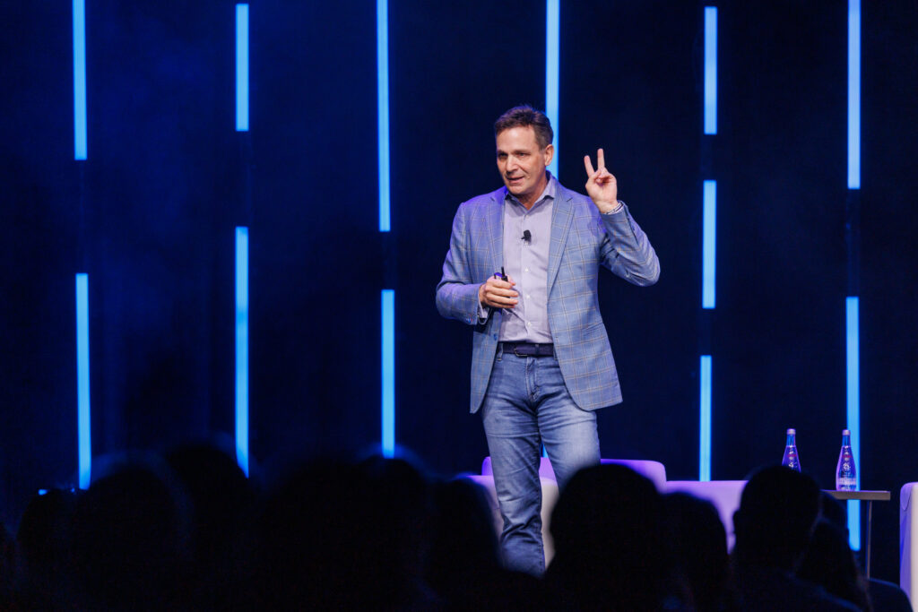 guest speaker on stage