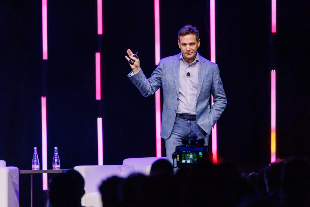 guest speaker on stage