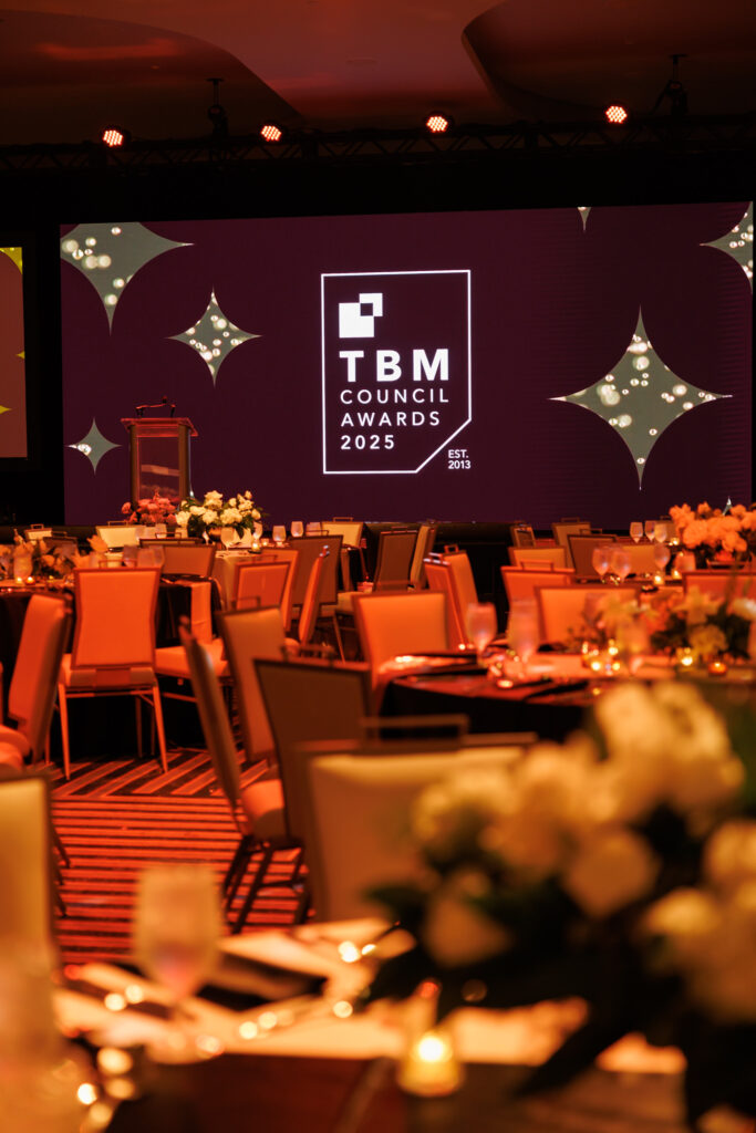 event room design and lighting at the TBM Conference 2025