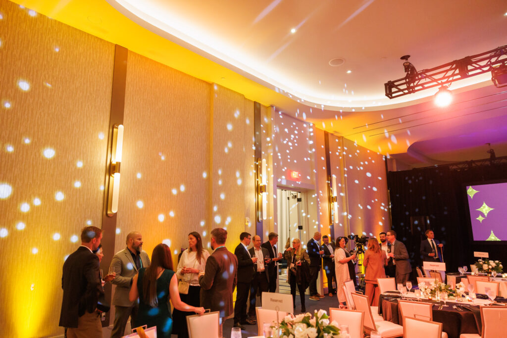 event room design and lighting at the TBM Conference 2025